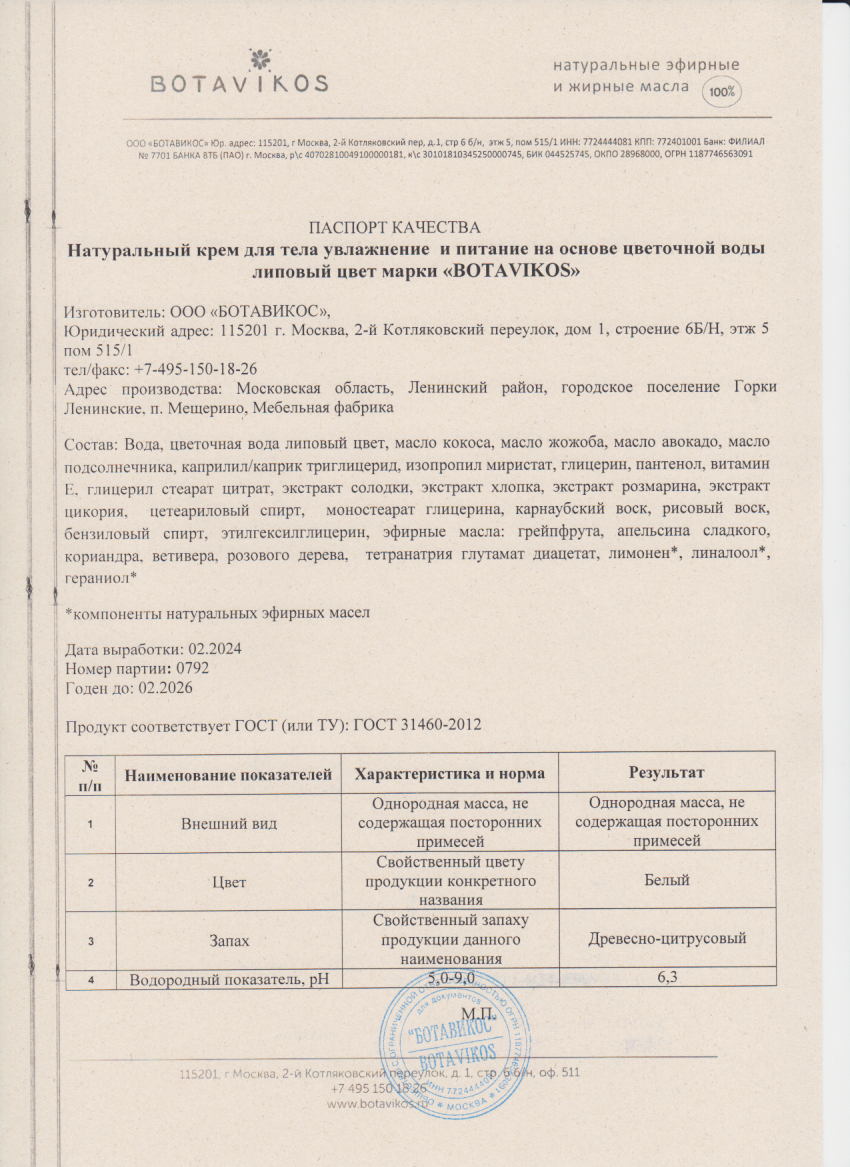 Паспорт №022024